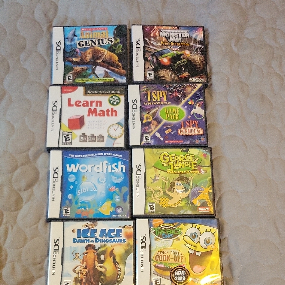 Nintendo Black and White Puzzle Games Set